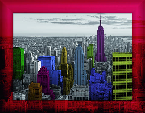 Ravensburger dėlionė "Frame Puzzle 500 New York Colours"