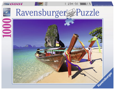 Ravensburger dėlionė "Puzzle 1000 Caribbean Boats"