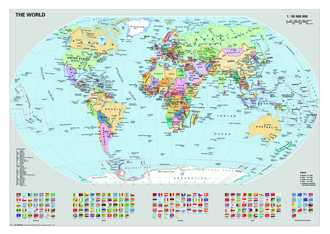 Ravensburger dėlionė "Puzzle 1000 Political World Map"