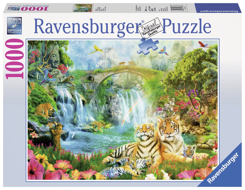 Ravensburger dėlionė "Puzzle 1000 Tiger Grotto"