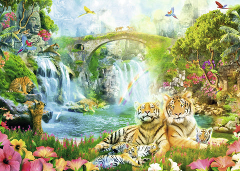 Ravensburger dėlionė "Puzzle 1000 Tiger Grotto"