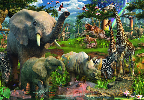 Ravensburger dėlionė "Puzzle 18000 At the Waterhole"