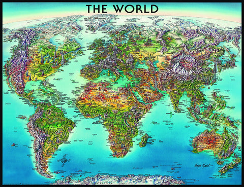 Ravensburger dėlionė "Puzzle 2000 World Map"