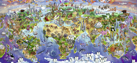 Ravensburger dėlionė "Puzzle 2000 World Wonders"