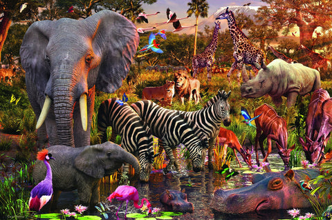 Ravensburger dėlionė "Puzzle 3000 African Animal World"