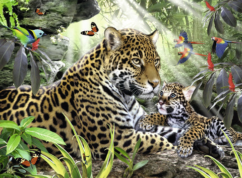 Ravensburger dėlionė "Puzzle 500 Baby Jaguar"