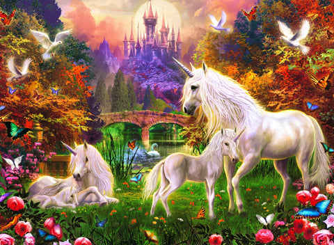 Ravensburger dėlionė "Puzzle 500 Magical Unicorns"