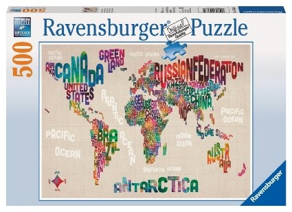 Ravensburger dėlionė "Puzzle 500 World in Words"