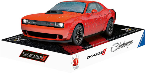 Ravensburger Jigsaw 3D Puzzle: Dodge Challenger Scat Pack Red