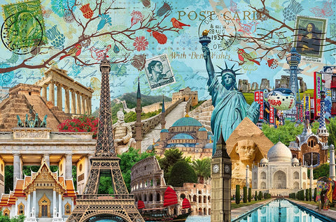 Ravensburger Jigsaw Puzzle: Big Cities Collage