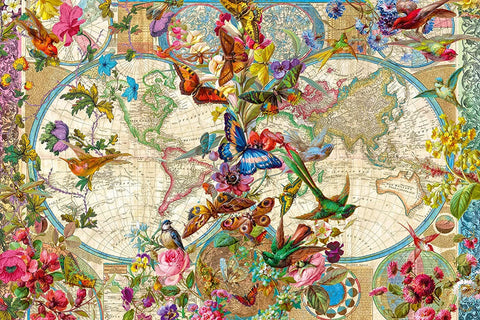 Ravensburger Jigsaw Puzzle: Flora & Fauna World Map