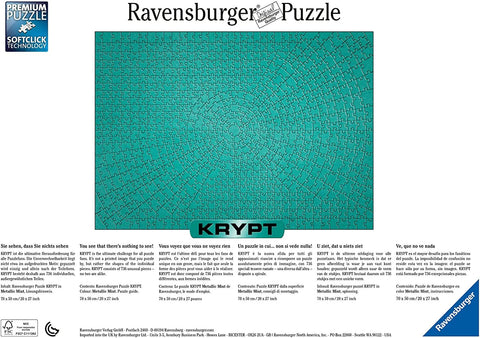 Ravensburger Jigsaw Puzzle: Krypt Metallic Mint