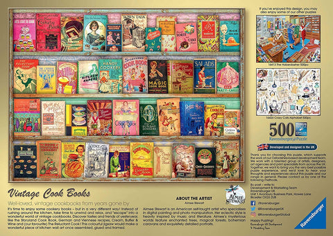 Ravensburger Jigsaw Puzzle: Vintage Cook Books