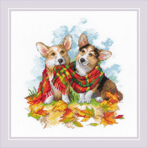 Ready for Autumn. Cross Stitch kit by RIOLIS Ref. no.: 2002