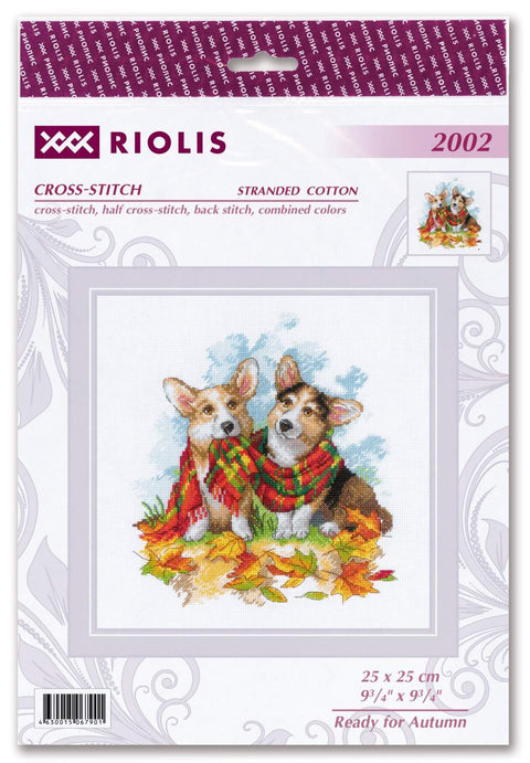 Ready for Autumn. Cross Stitch kit by RIOLIS Ref. no.: 2002