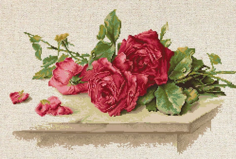 Red Roses SBL22411 - Cross Stitch Kit by Luca-s