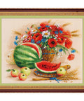 Still life with Watermelon cross stitch kit by RIOLIS Ref. no.: 100/060