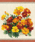 Marigolds Cross Stitch Kit from RIOLIS Ref. no. 1556 - Hobby.lt