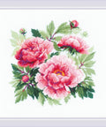 Tree Peony cross stitch kit by RIOLIS Ref. no.: 1854