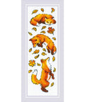 Foxes in the Leaves cross stitch kit by RIOLIS Ref. no.: 1879