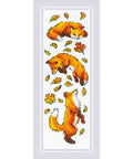 Foxes in the Leaves cross stitch kit by RIOLIS Ref. no.: 1879