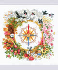 Compass cross stitch kit by RIOLIS Ref. no.: 1881