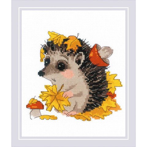 The Leaf Gatherer cross stitch kit by RIOLIS Ref. no.: 1882