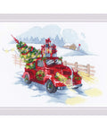 To the Holidays cross stitch kit by RIOLIS Ref. no.: 1906