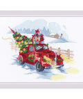 To the Holidays cross stitch kit by RIOLIS Ref. no.: 1906