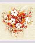 Bouquet with Lagurus and Cotton RIOLIS 1913