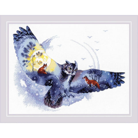 In The Night Forest cross stitch kit by RIOLIS Ref. no.: 1954