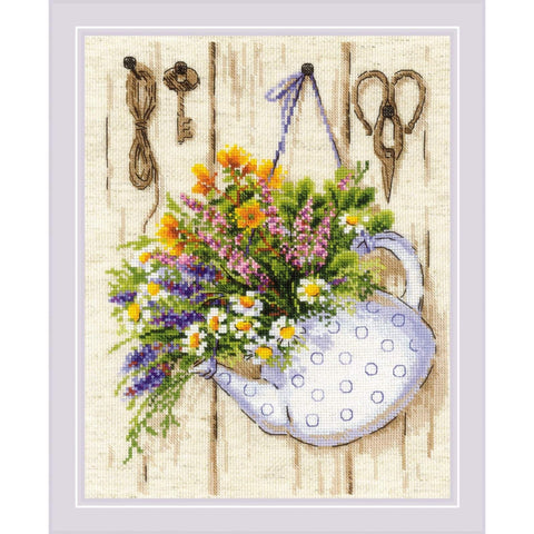 Summer Tea. Cross Stitch kit by RIOLIS Ref. no.: 2020