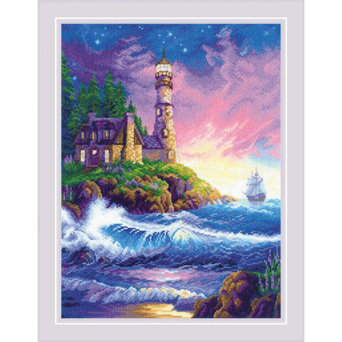 Lighthouse. Cross Stitch kit by RIOLIS Ref. no.: 2022