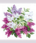 Lilac Blossoms. Cross Stitch kit by RIOLIS Ref. no.: 2030