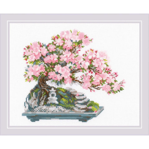 Flowering Bonsai. Cross Stitch kit by RIOLIS Ref. no.: 2042