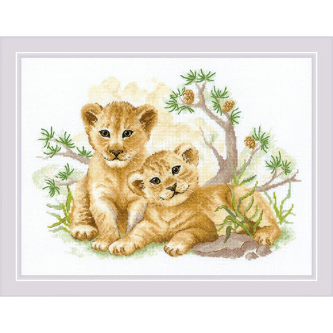 Savannah Children. Cross Stitch kit by RIOLIS Ref. no.: 2046