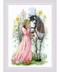 Horse Girl. Cross Stitch kit by RIOLIS Ref. no.: 2071