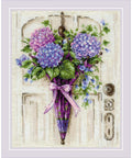 Umbrella Wreath. Cross Stitch kit by RIOLIS Ref. no.: 2087