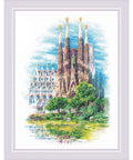 Sagrada Familia. Cross Stitch kit by RIOLIS Ref. no.: 2098