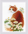 Ginger Meow. Cross Stitch kit by RIOLIS Ref. no.: 2110