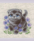 Lop-eared Kitten. Cross Stitch kit by RIOLIS Ref. no.: 2120