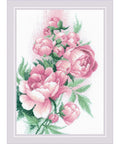 Lush Peonies. Cross Stitch kit by RIOLIS Ref. no.: 2138
