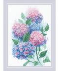 Graceful Hydrangea. Cross Stitch kit by RIOLIS Ref. no.: 2139