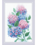 Graceful Hydrangea. Cross Stitch kit by RIOLIS Ref. no.: 2139