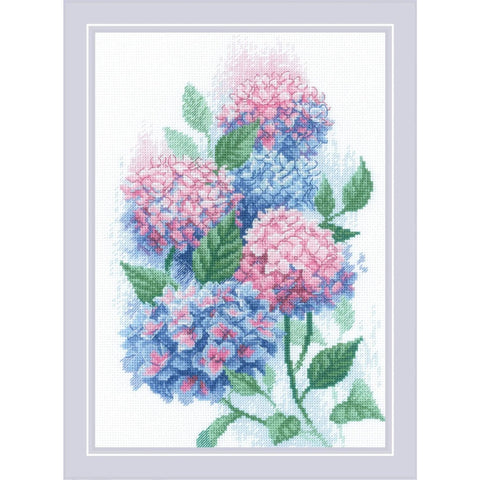 Graceful Hydrangea. Cross Stitch kit by RIOLIS Ref. no.: 2139