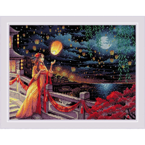 Lantern Festival. Cross Stitch kit by RIOLIS Ref. no.: 2144
