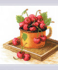 Ripe Cherry. Cross Stitch kit by RIOLIS Ref. no.: 2169