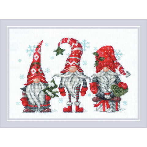 Gnomes. Cross Stitch kit by RIOLIS Ref. no.: 2171