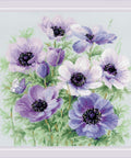 Purple Anemones. Cross Stitch kit by RIOLIS Ref. no.: 2176