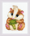 Cute Hamster Cross Stitch kit by RIOLIS 2185